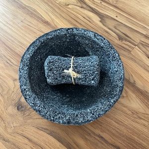 Stone mortar and pestle